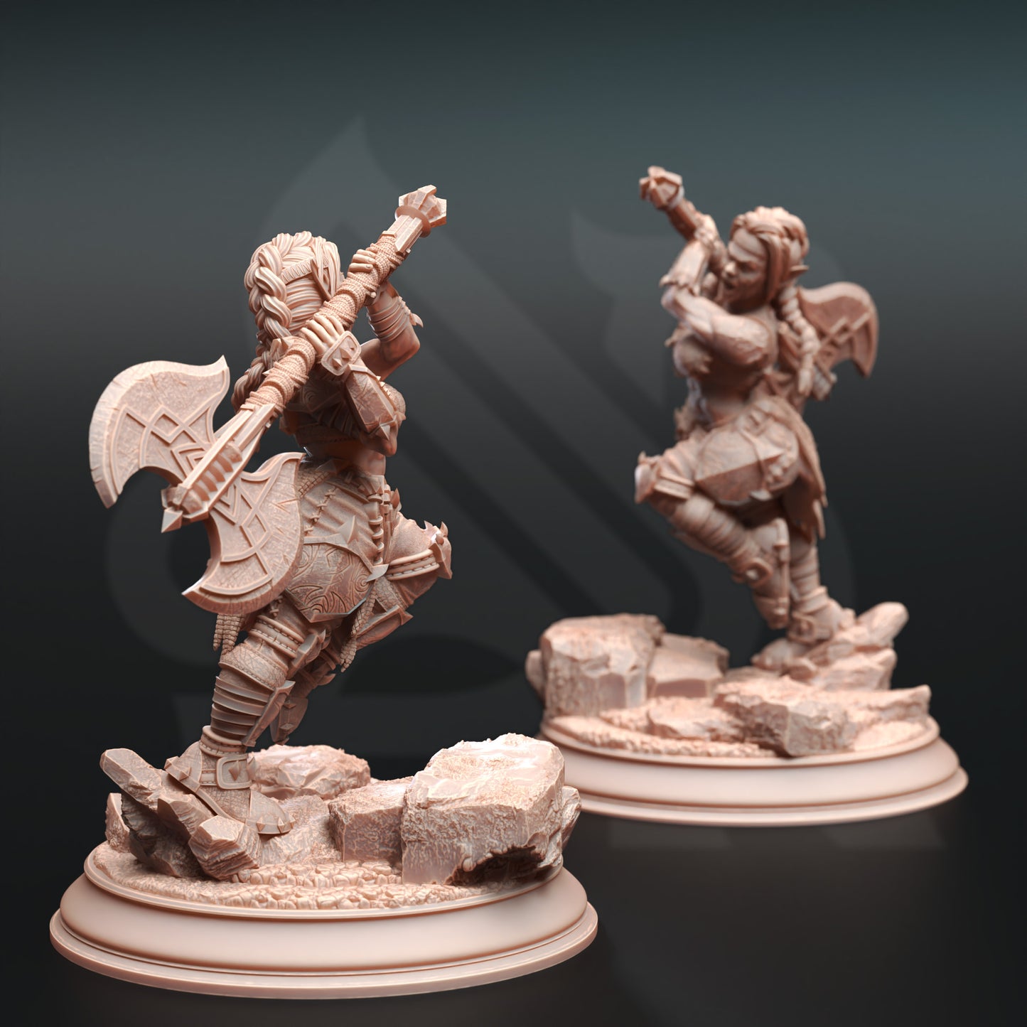 Gatha - Duergar Battlerager Barbarian - Back