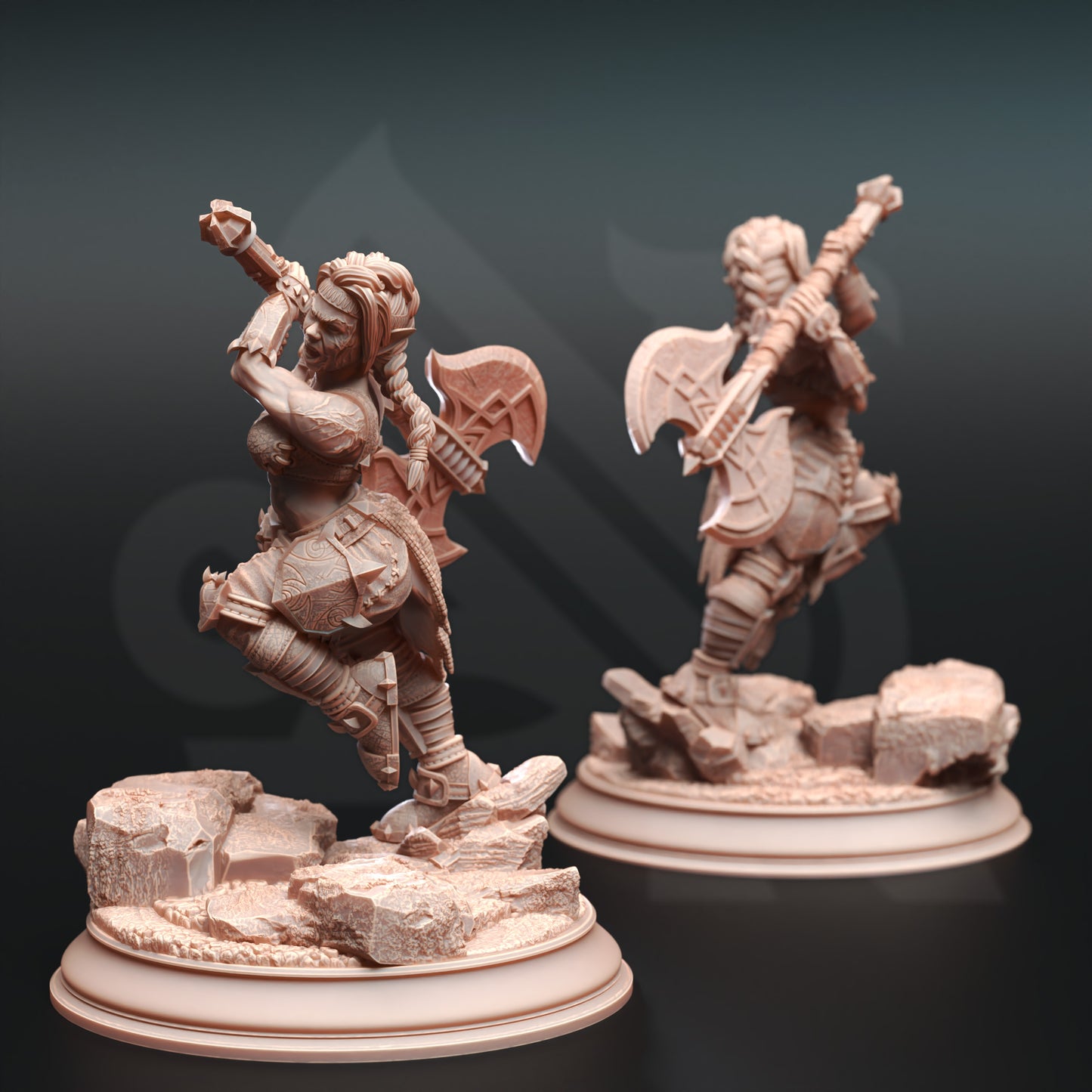 Gatha - Duergar Battlerager Barbarian - Front