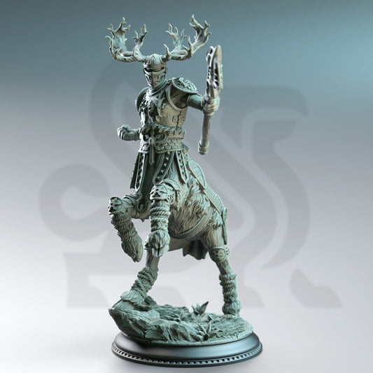 Gungnir of House Jernbark - Centaur Noble - Front