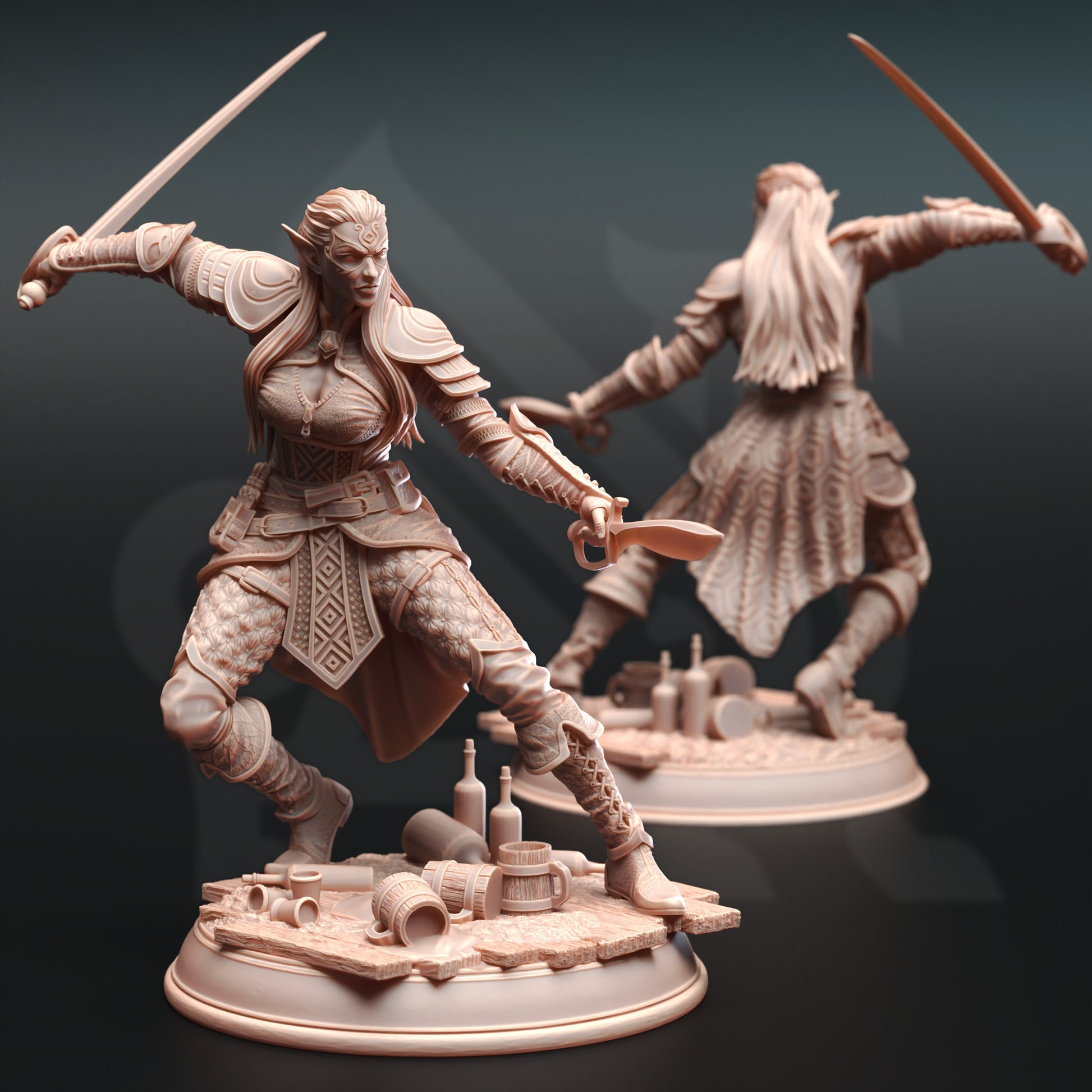 Hali Brookes - Water Elemi Rogue - Front