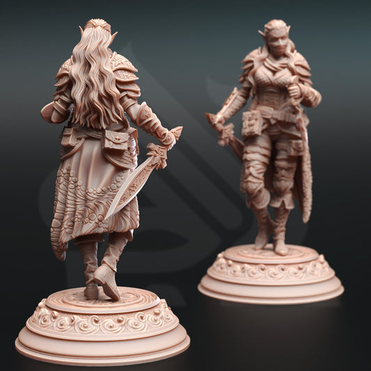 Hali Brookes - Water Elemi Swashbuckler Rogue - Back
