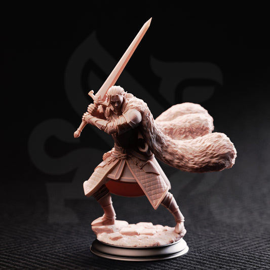 Harias of the Borderlands - Elven Fighter - Front