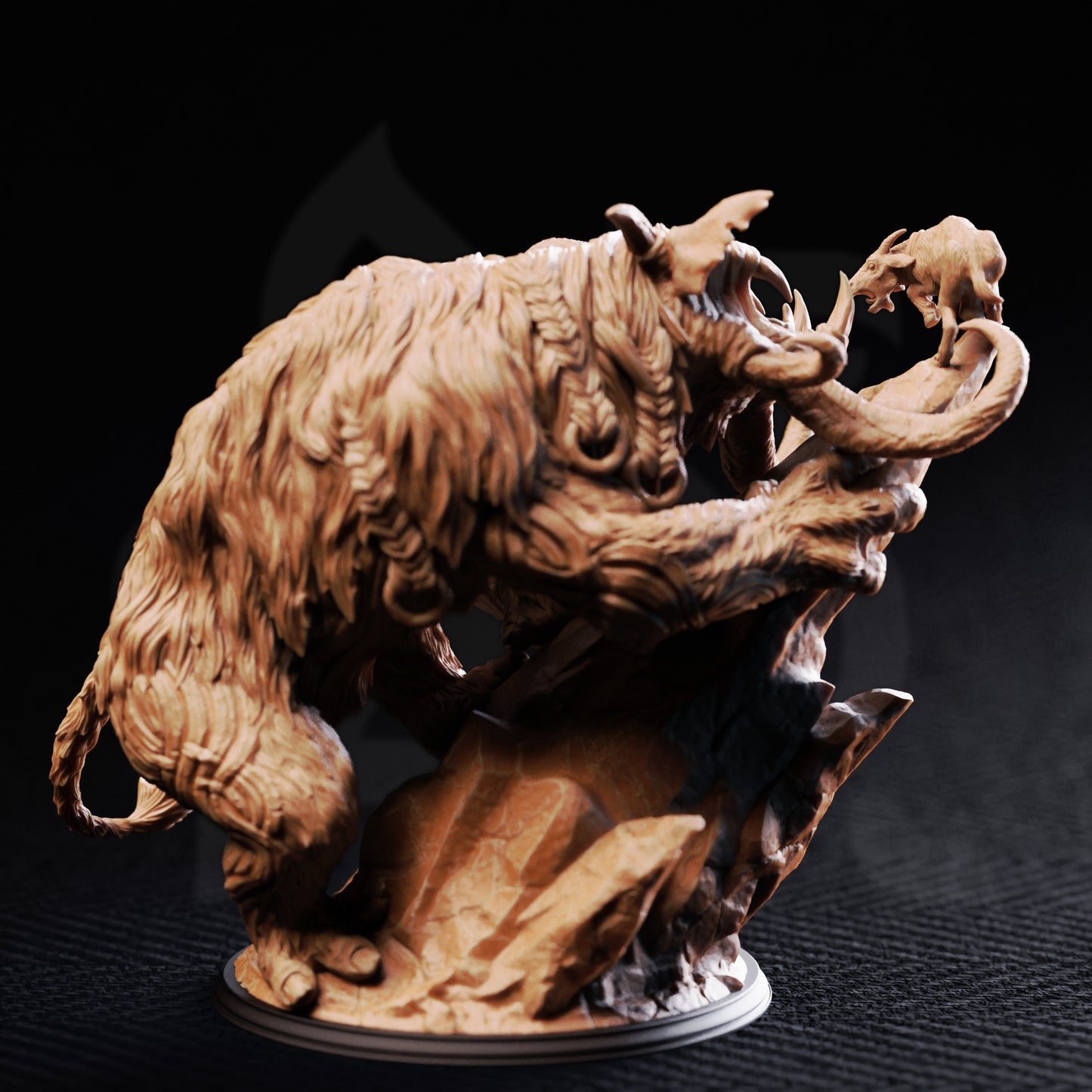 Hrimyhyrnir - Frost Horned Beast - Back