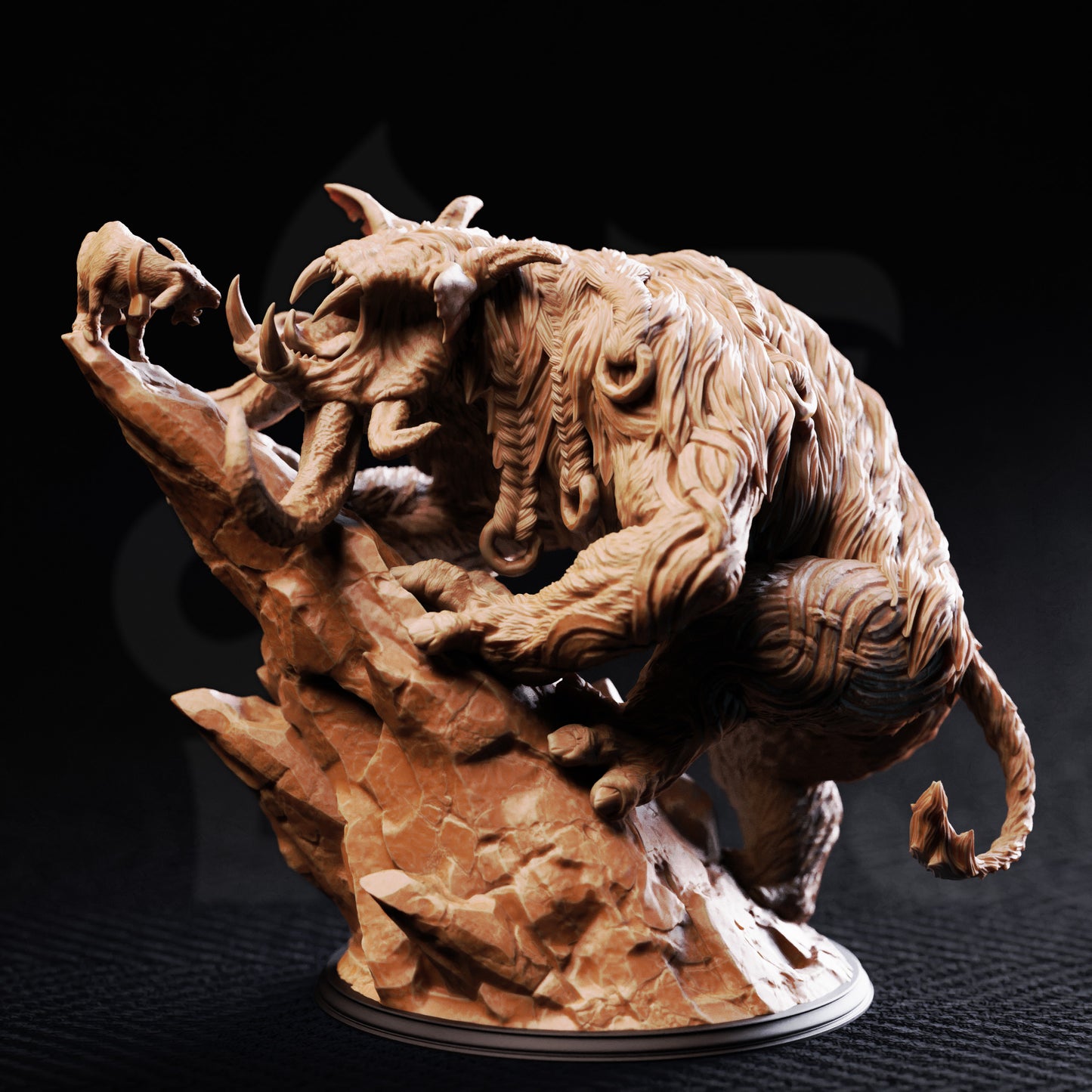 Hrimyhyrnir - Frost Horned Beast - Front