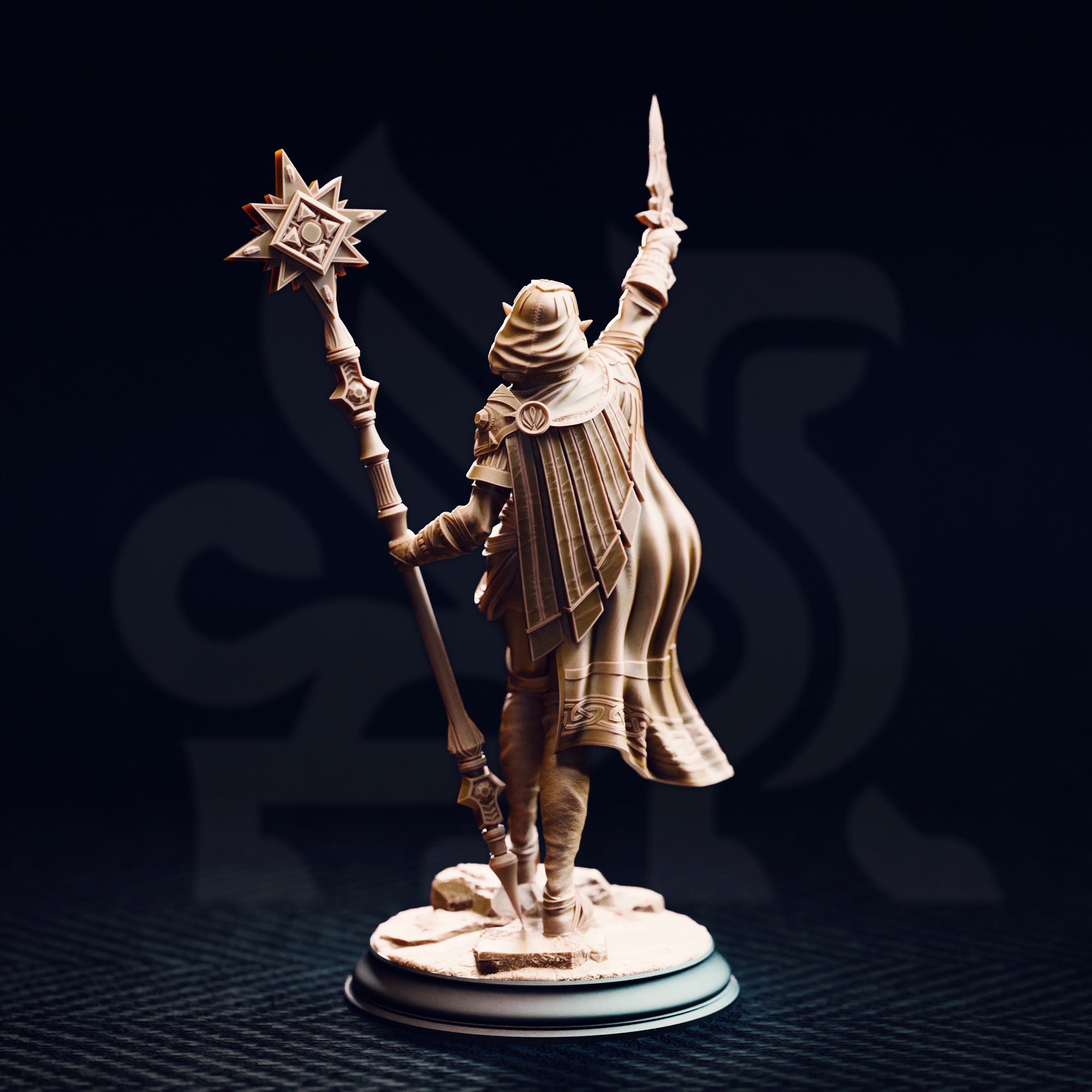 Ilisyia of the Tower Dunes - Desert Priestess - Back