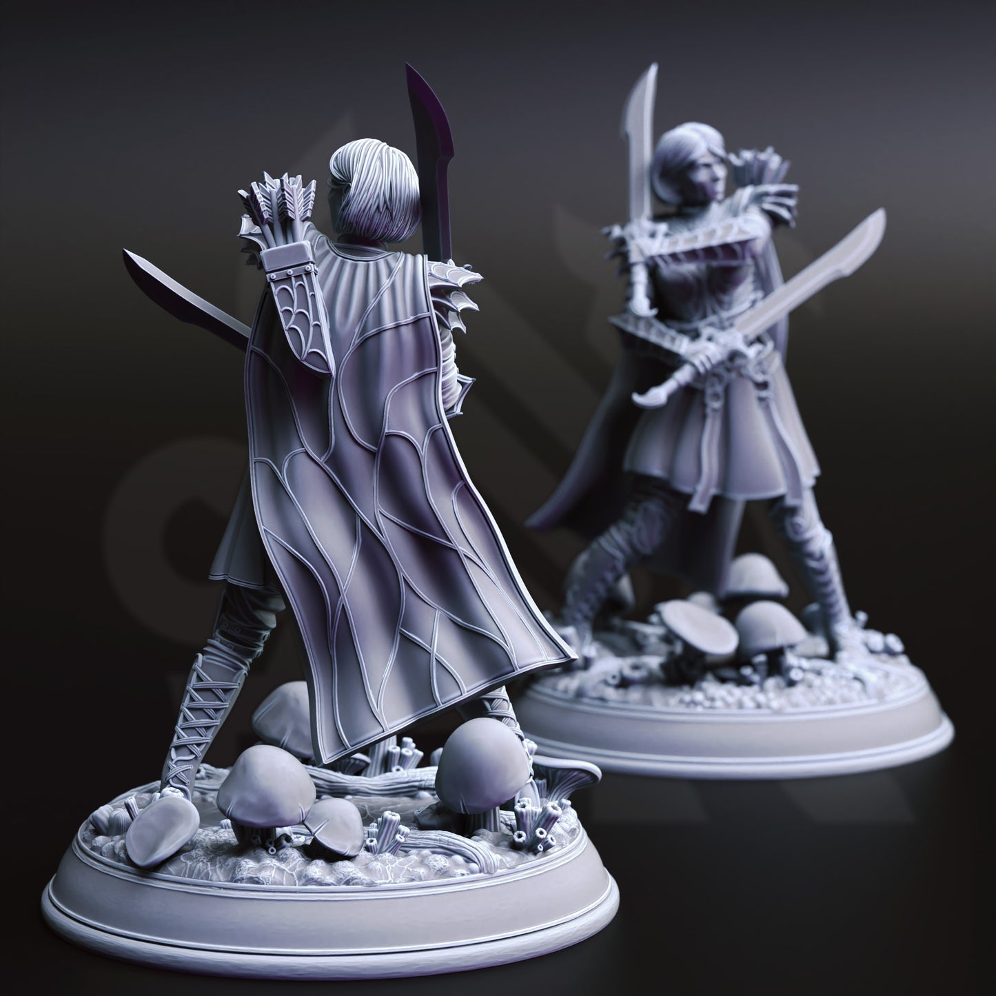 Irinax’s Chosen - Drow Soldiers F1 - Back
