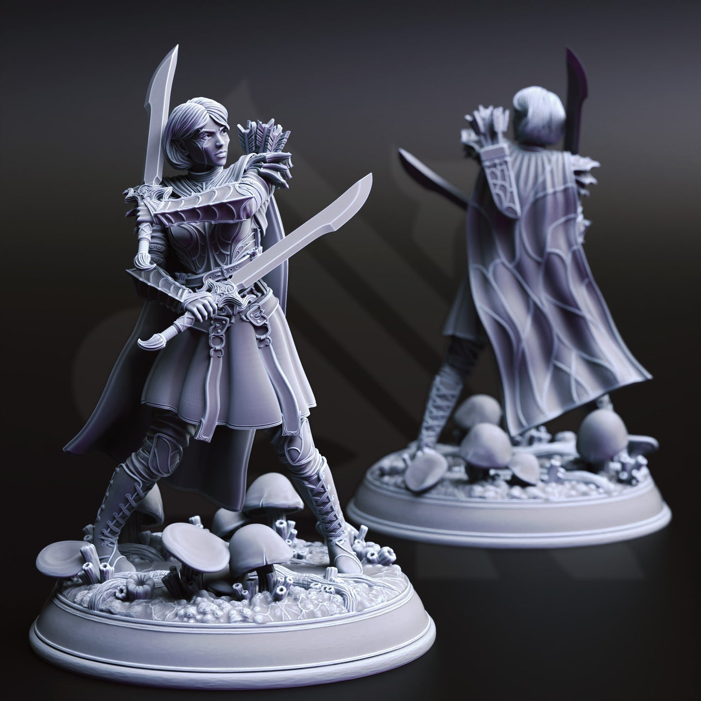 Irinax’s Chosen - Drow Soldiers F1 - Front