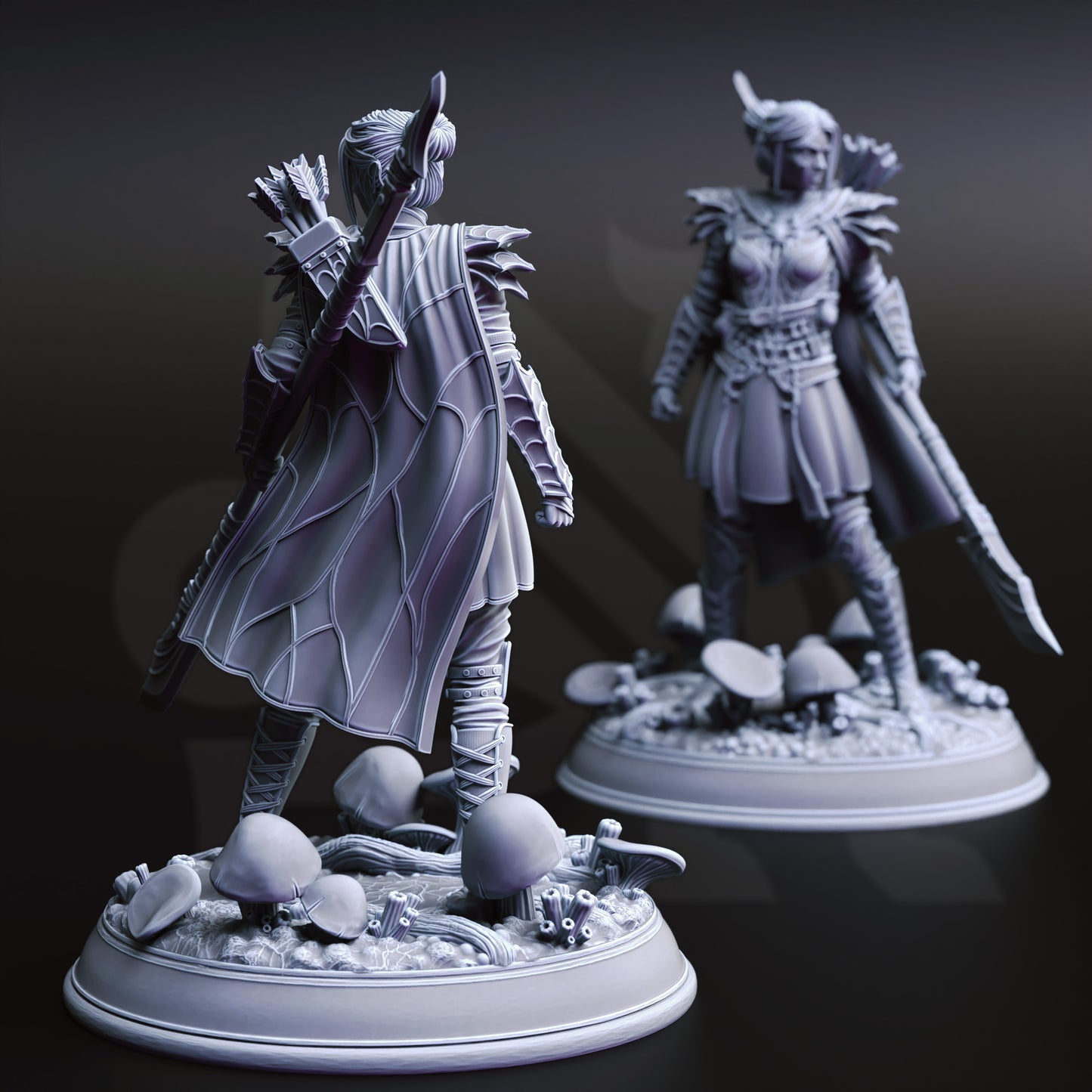 Irinax’s Chosen - Drow Soldiers F2 - Back