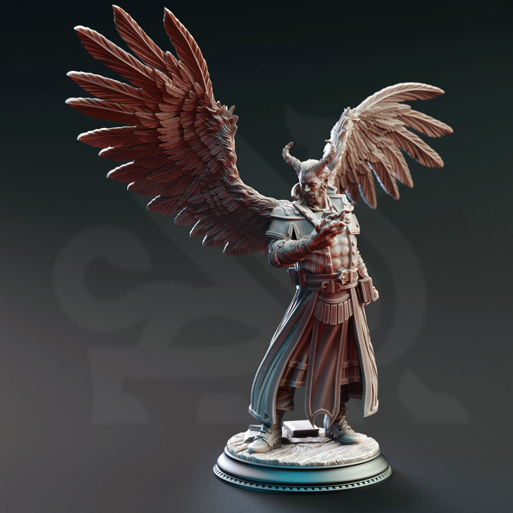 Istar the Redeemer - Tiefling Divine Soul Sorcerer - Front