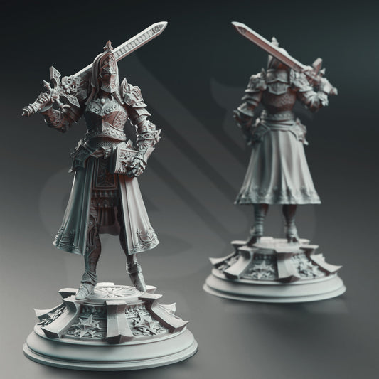 Johanna Saffron the Pious - Maiden Knight - Front