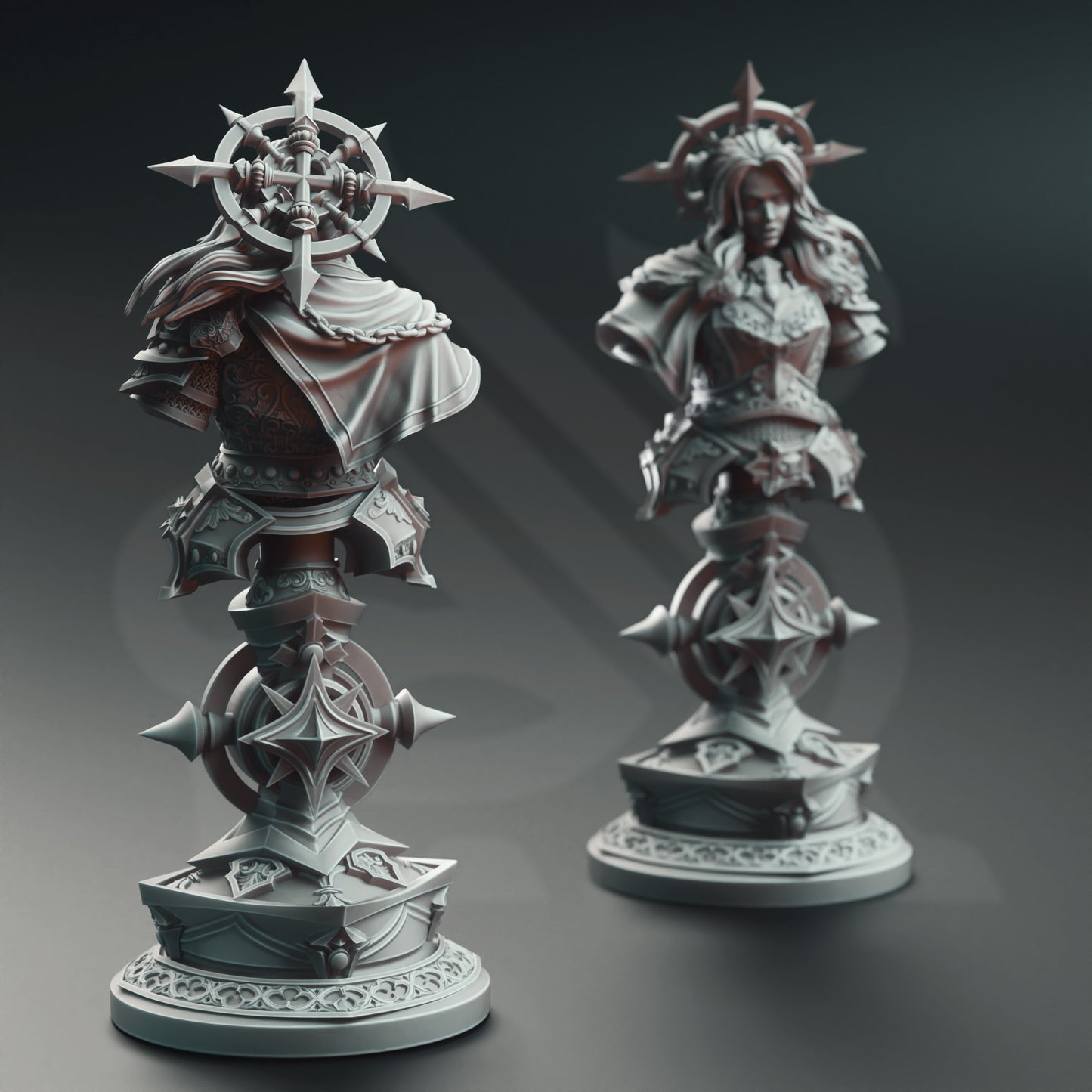 Johanna Saffron the Scorned - Vengeance Paladin - BUST - Back