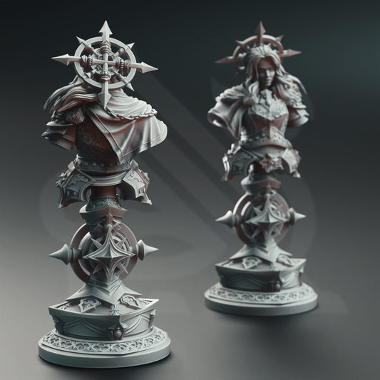Johanna Saffron the Scorned - Vengeance Paladin - BUST - Back