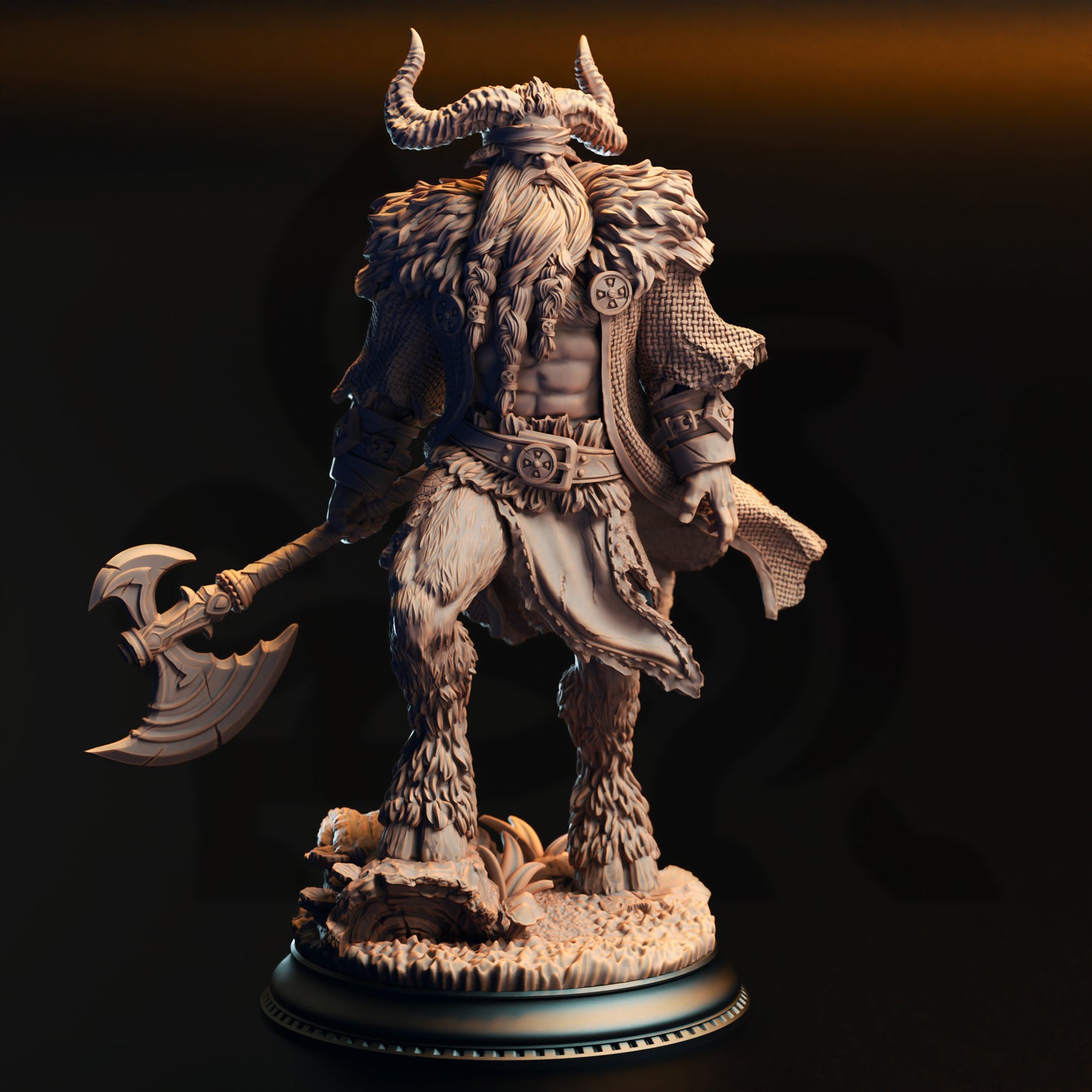 Jonah of the Badlands - Satyr Barbarian - Front