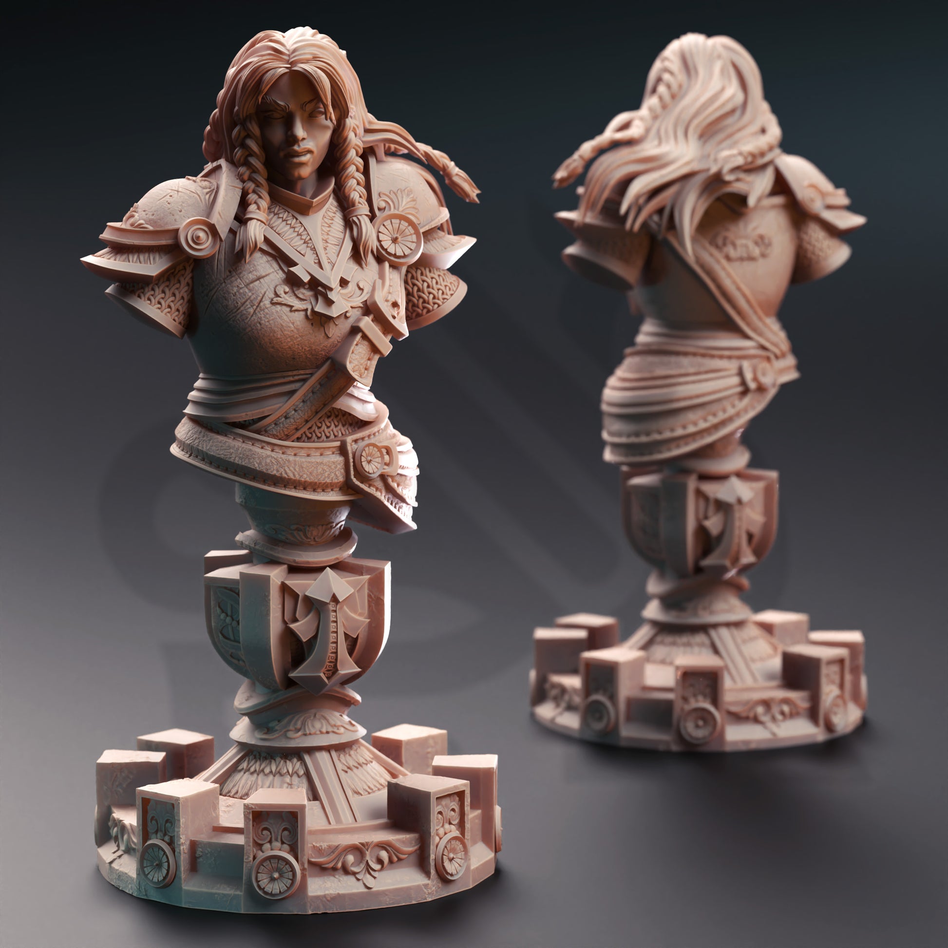 Jorjie of Hvirna - Veteran Fighter - BUST Front