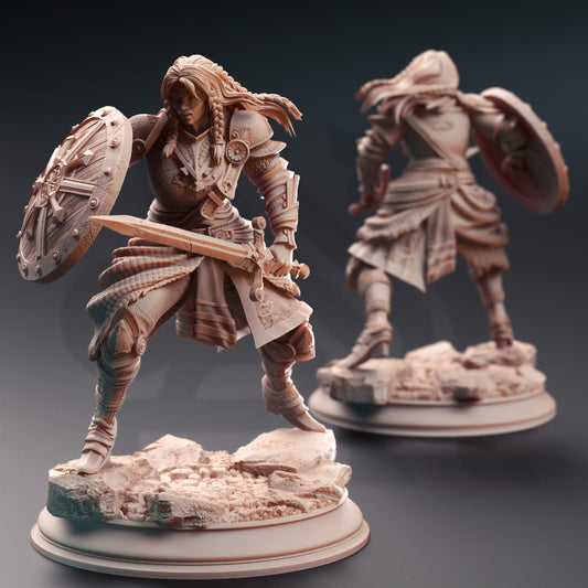 Jorjie of Hvirna - Veteran Fighter - Front