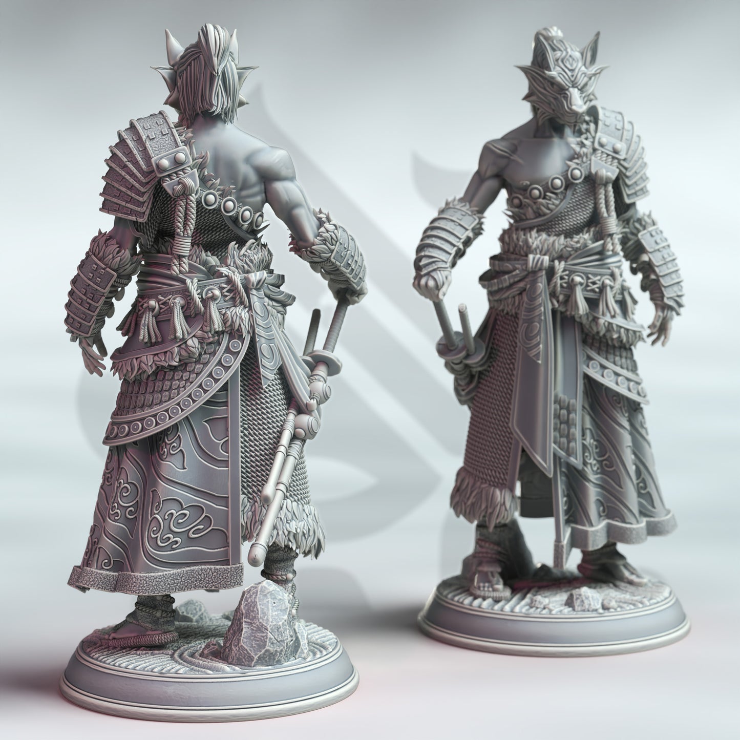 Kaoru Okami - Stoic Wolf - Back Masked