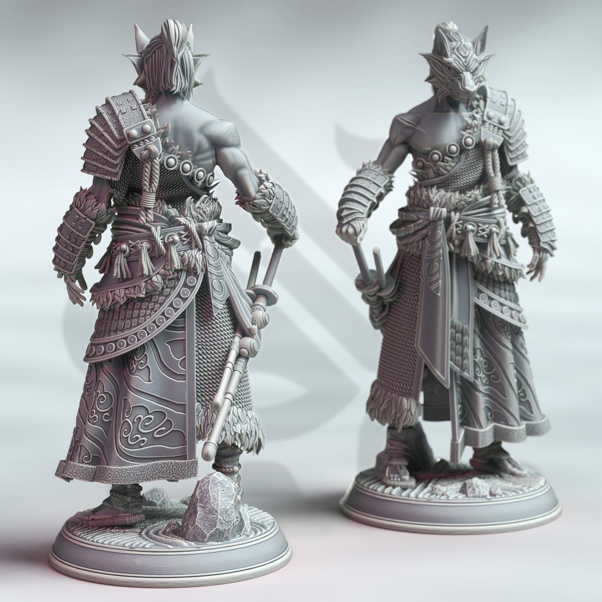 Kaoru Okami - Stoic Wolf - Back Masked