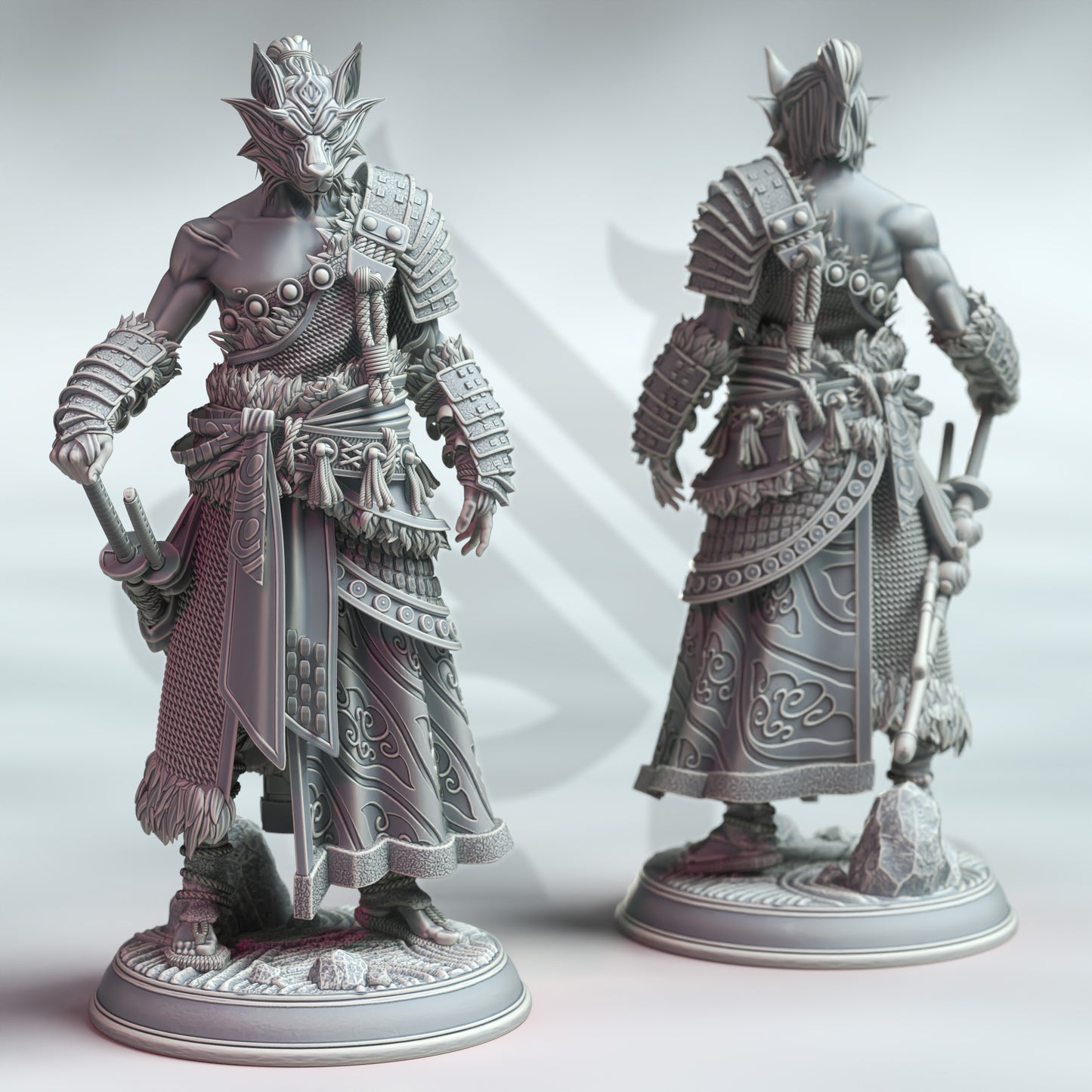 Kaoru Okami - Stoic Wolf - Front Masked