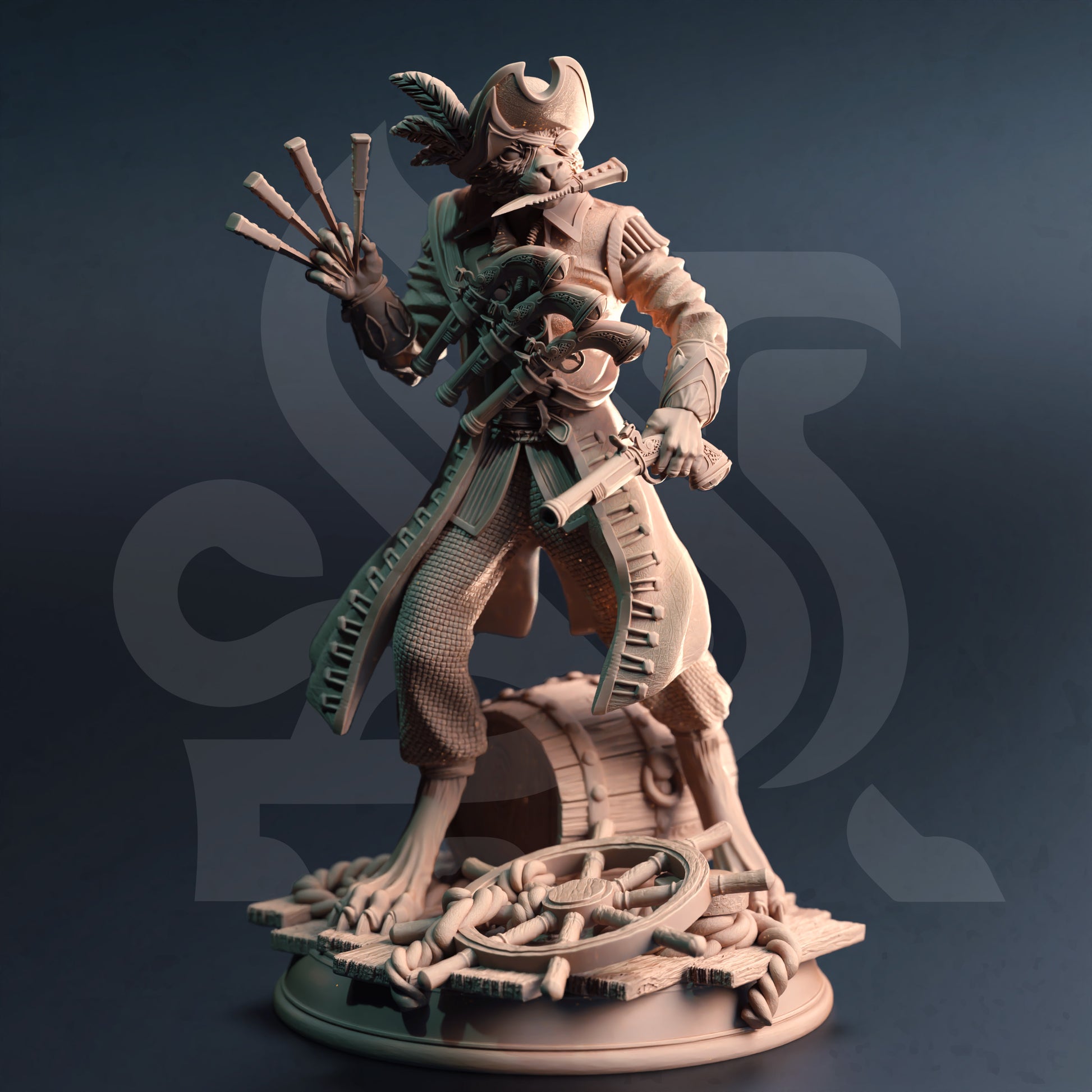 Kara_Ta the Catfolk Corsair - Front