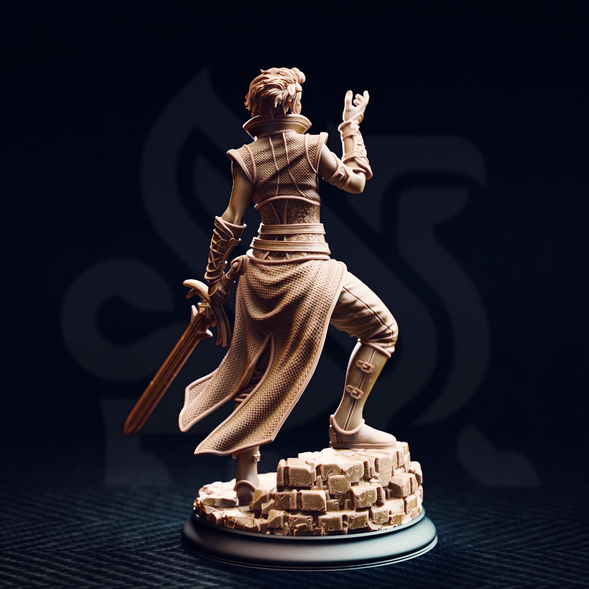 Karisia of Timberly - Half-Elf Hexblade - Back