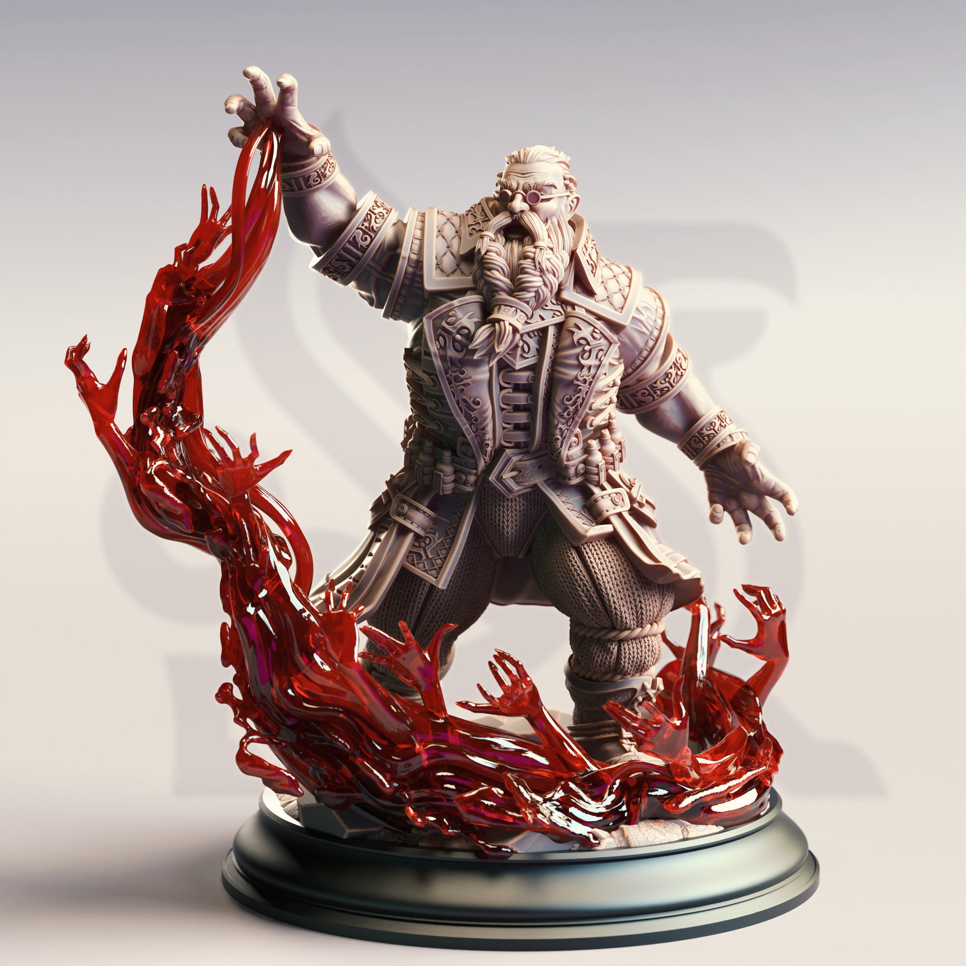 Korgrin Bloodstone - Blood Pact Warlock - Front