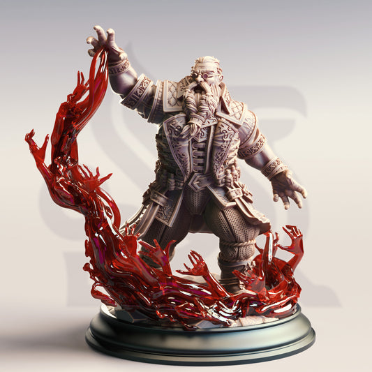 Korgrin Bloodstone - Blood Pact Warlock - Front