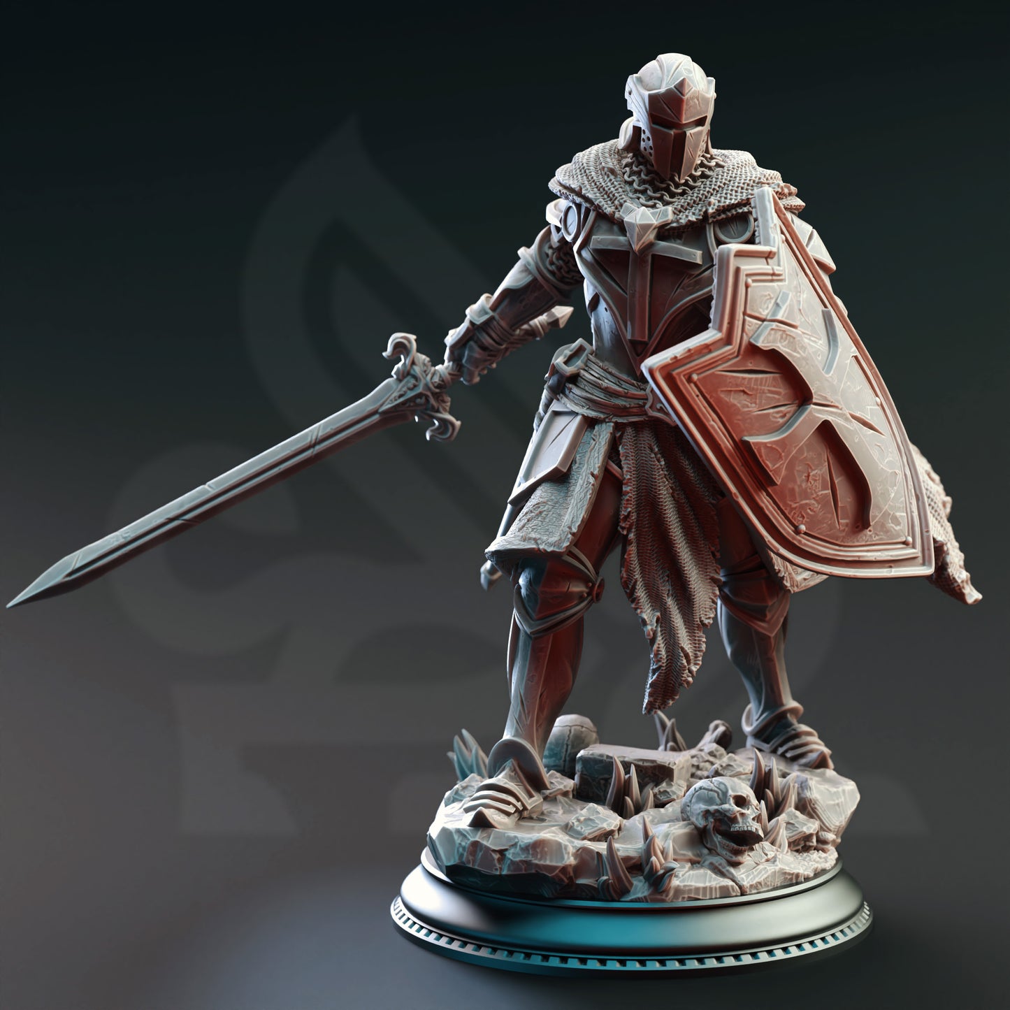Leopold the Undying - Cursed Paladin - Front
