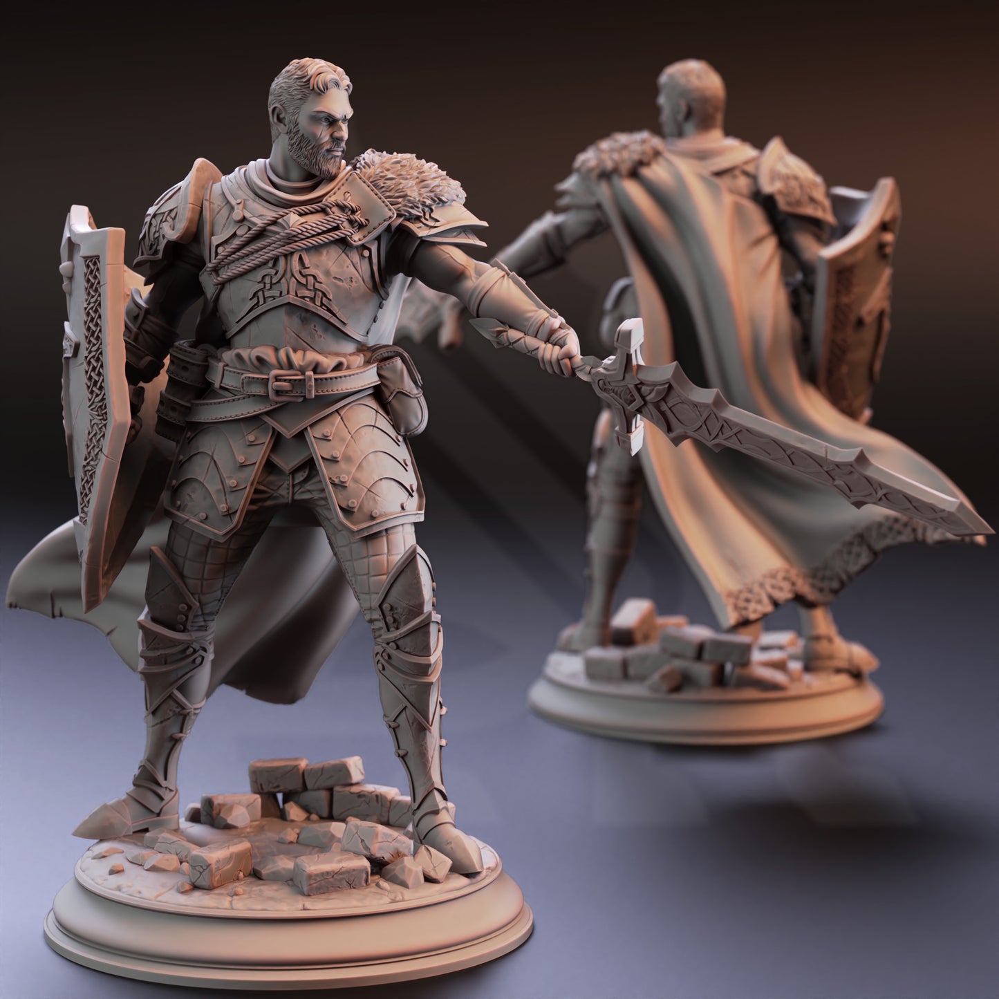 Lizarin - Paladin of Renmaeth - Front
