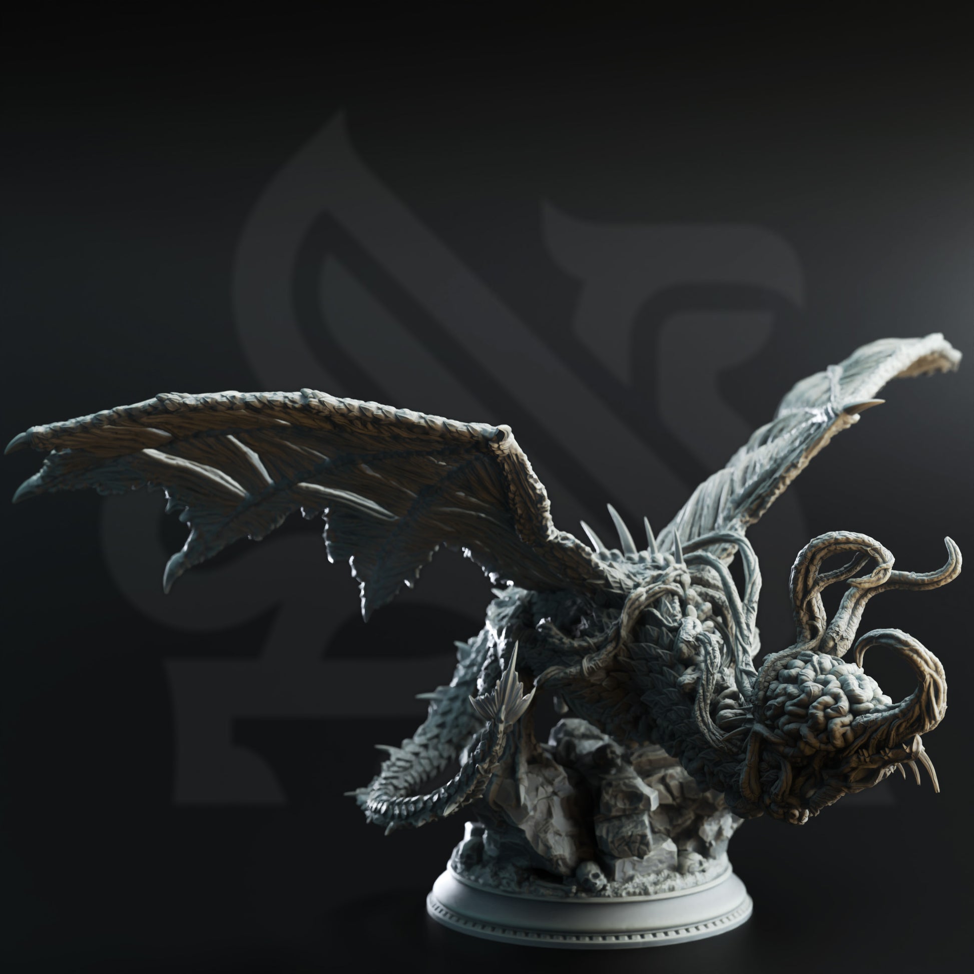 Midorius the Remade - Eldritch Flayer Dragon - Front