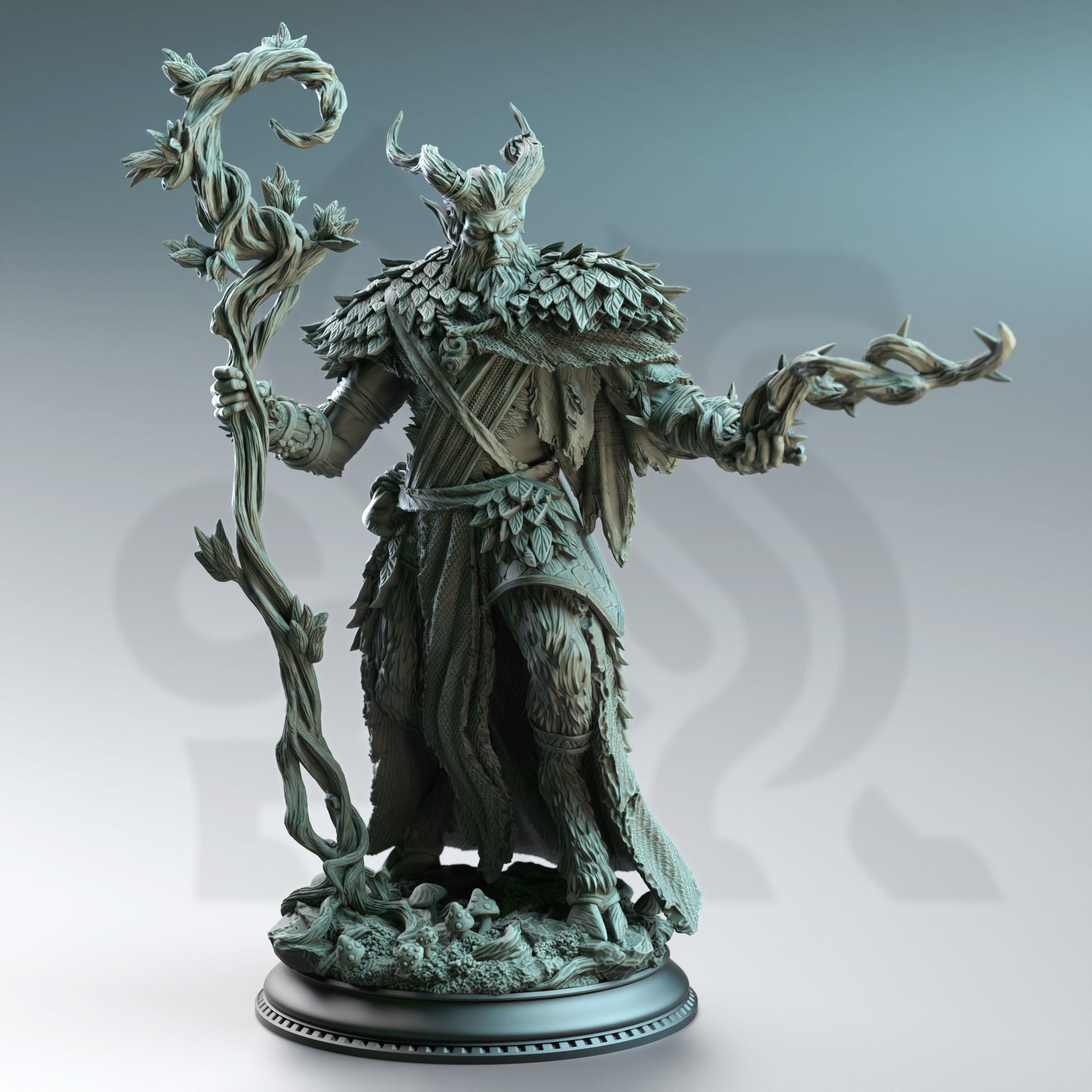 Old Barkhorn - Satyr Druid - Front