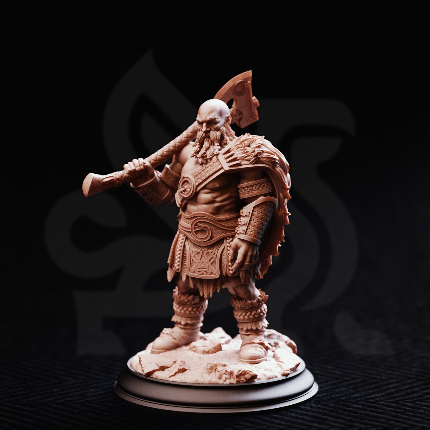 Orzei of Varekan - Dwarven Berserker - Front