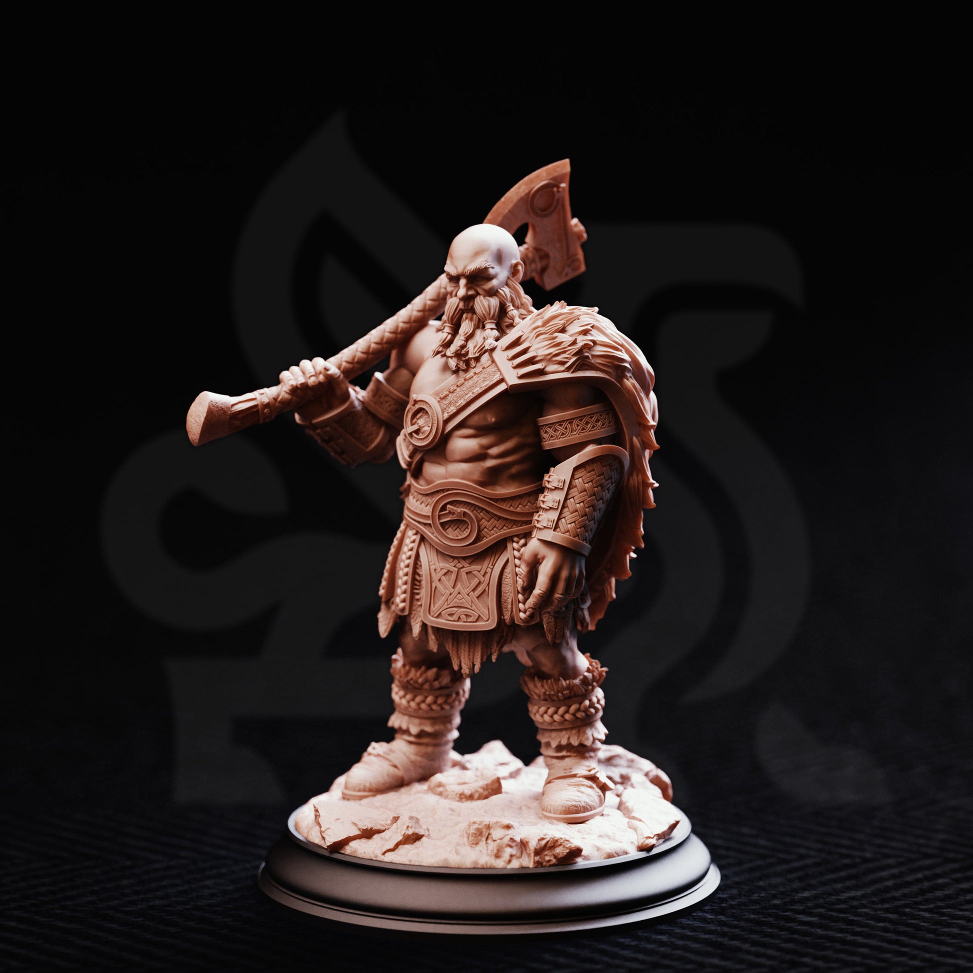 Orzei of Varekan - Dwarven Berserker - Front