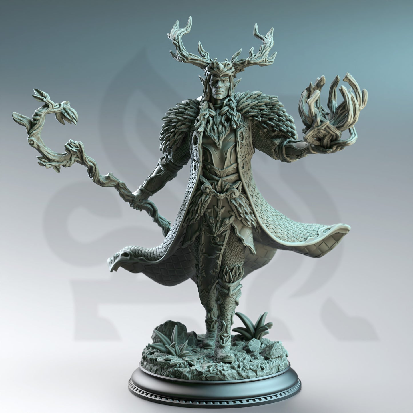 Pontifax the Emerald Eyed - Fey Court Wizard - Front