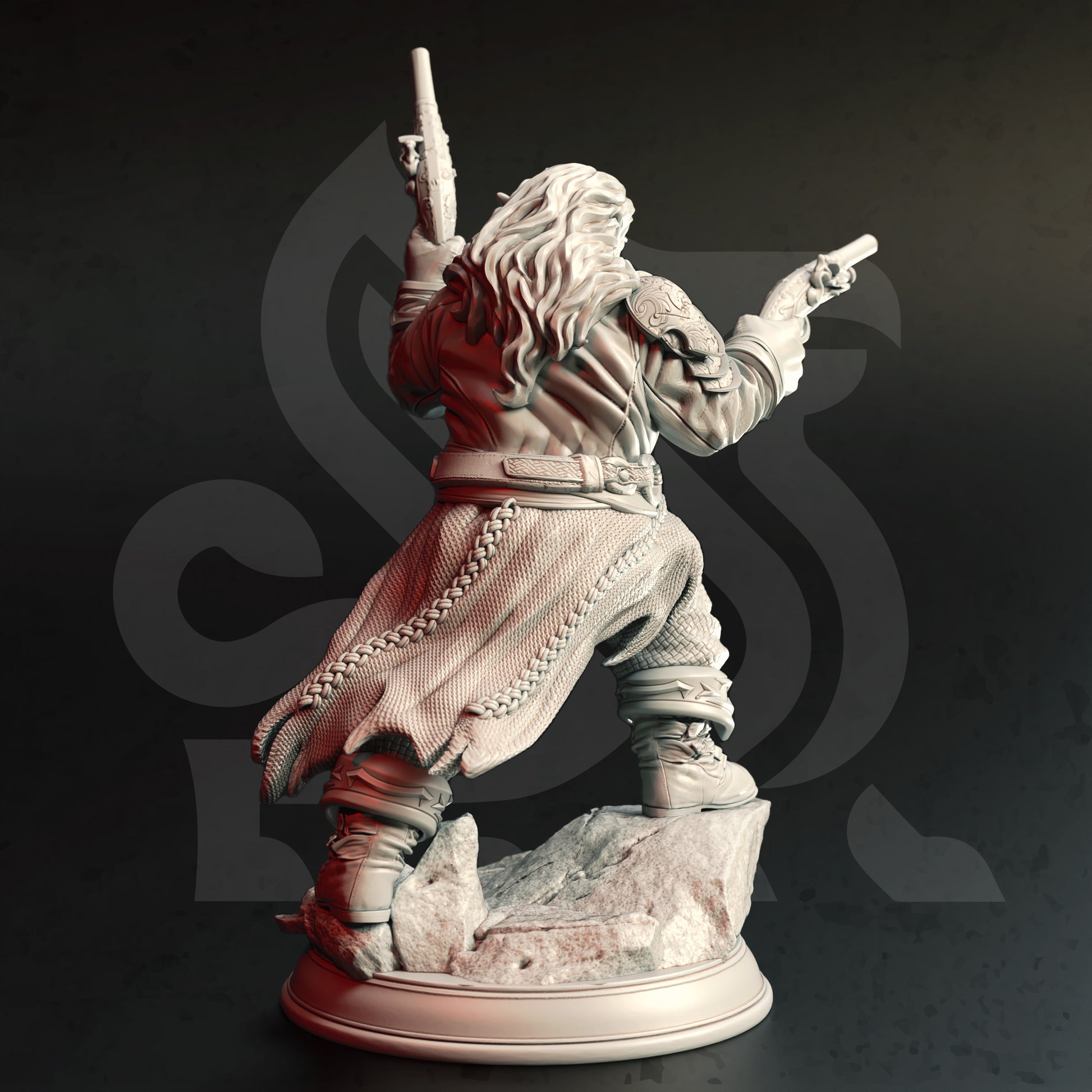 Rasmon - Golden Griffin Gunslinger - Back