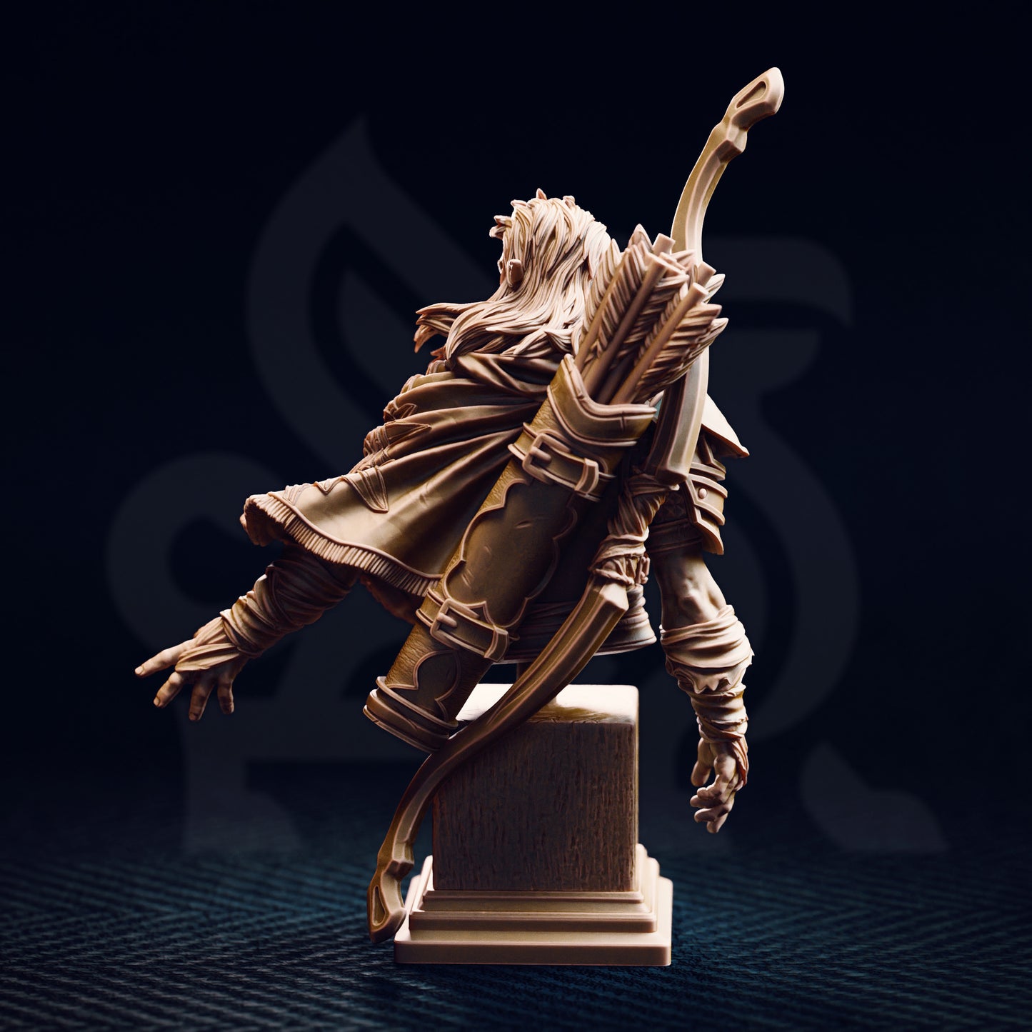 Sactarin - Sun Elf Tracker - Bust -Back