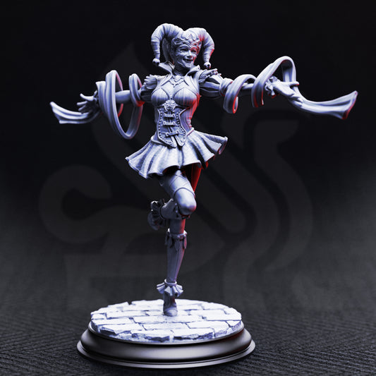 Sanguine – Gleeful Vampire Jester - Front Mask