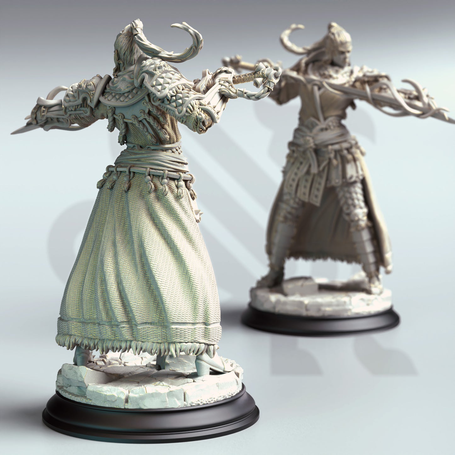 Saori - Serpentfolk Spellsword - Back