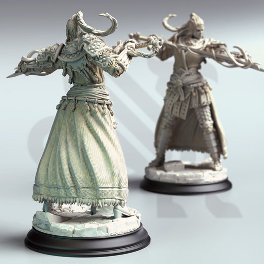 Saori - Serpentfolk Spellsword - Back
