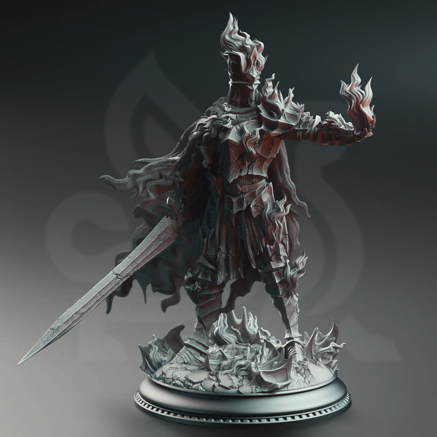 Ser Elias the Heartless - The Burning Knight - Front
