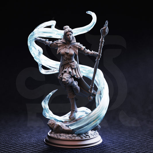 Sergeant Molly Cliffburn - Half-Elf Arcane Constable - Front