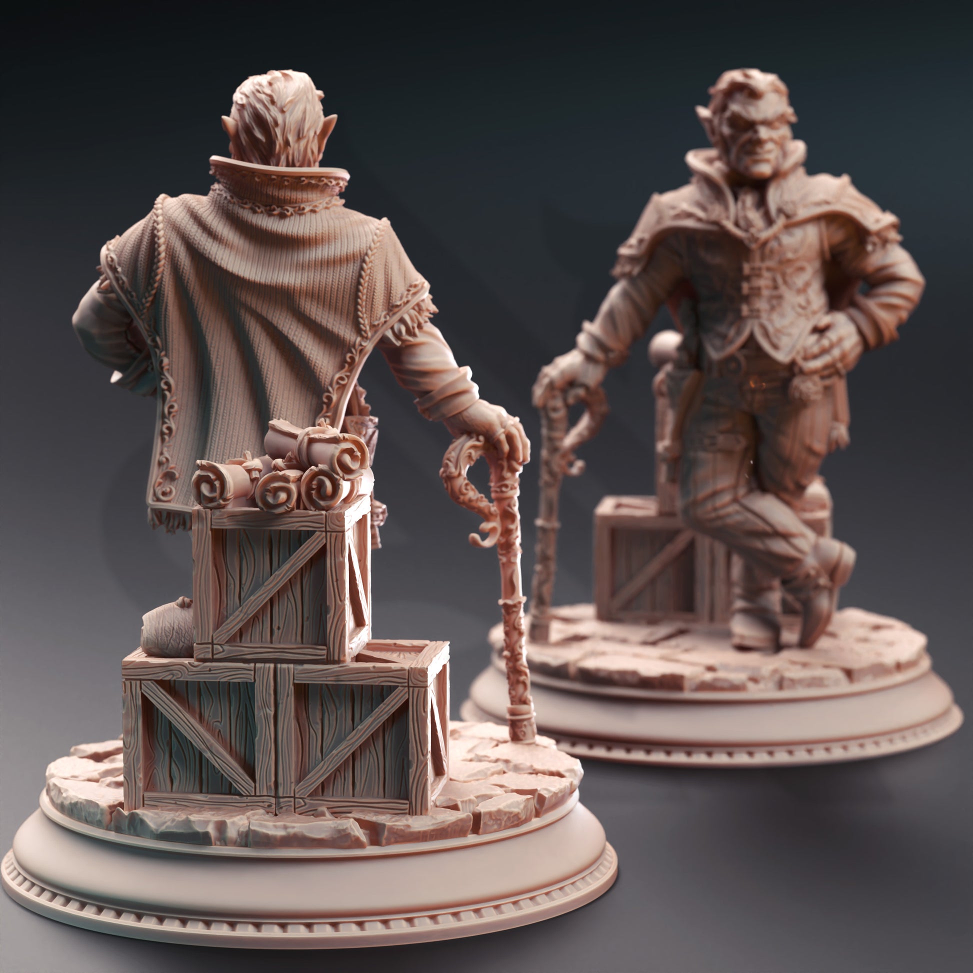 Skillet “The Boss” - Halfling Crime Lord - Back