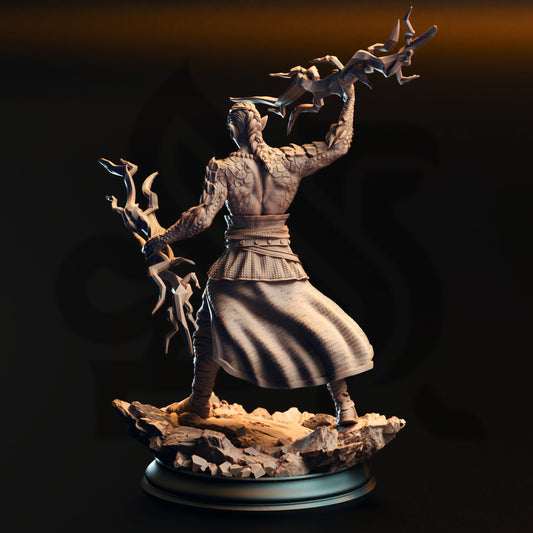 Styrax Thunderscale - Half-Dragon Sorcerer - Back