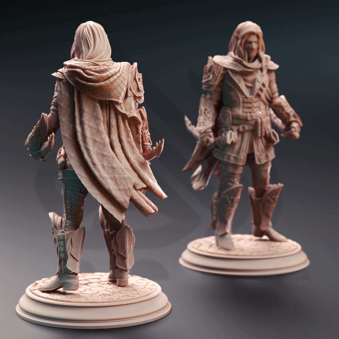 Sylvios the Slip - Elven Rogue Gambler - Back