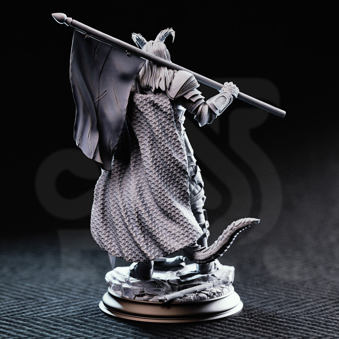 The Captain – Tiefling Veteran Soldier