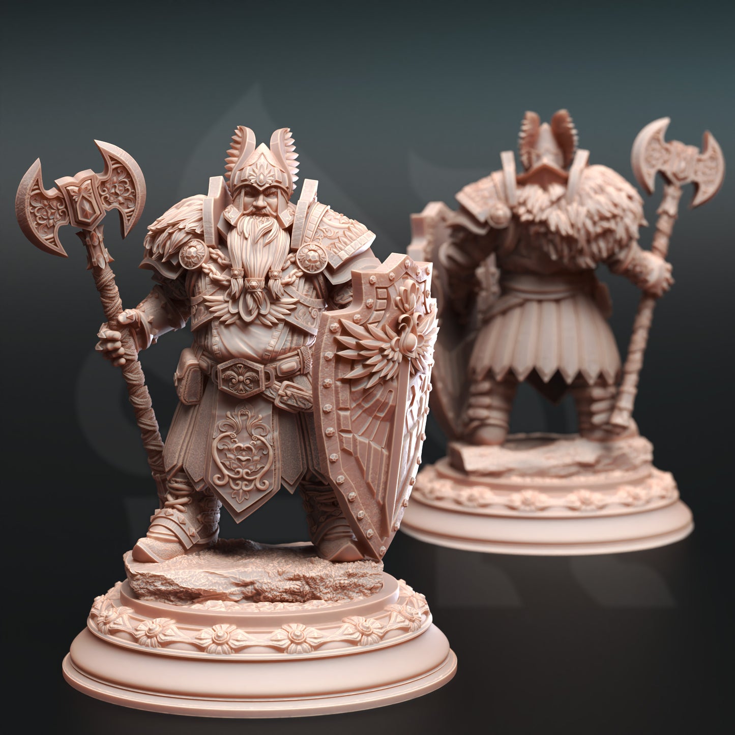Tors of Delvdor - Dwarven Cleric of Life & Glory - Front