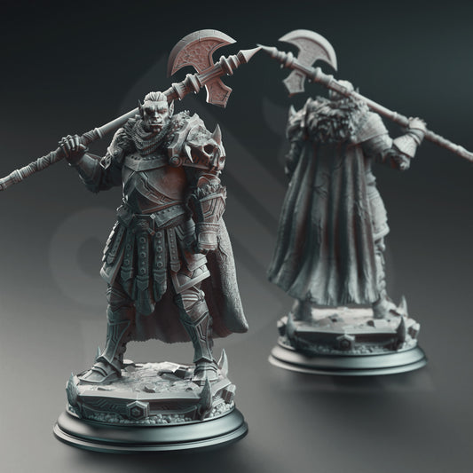 Trenon the Chainbreaker - Orc Hero - Front
