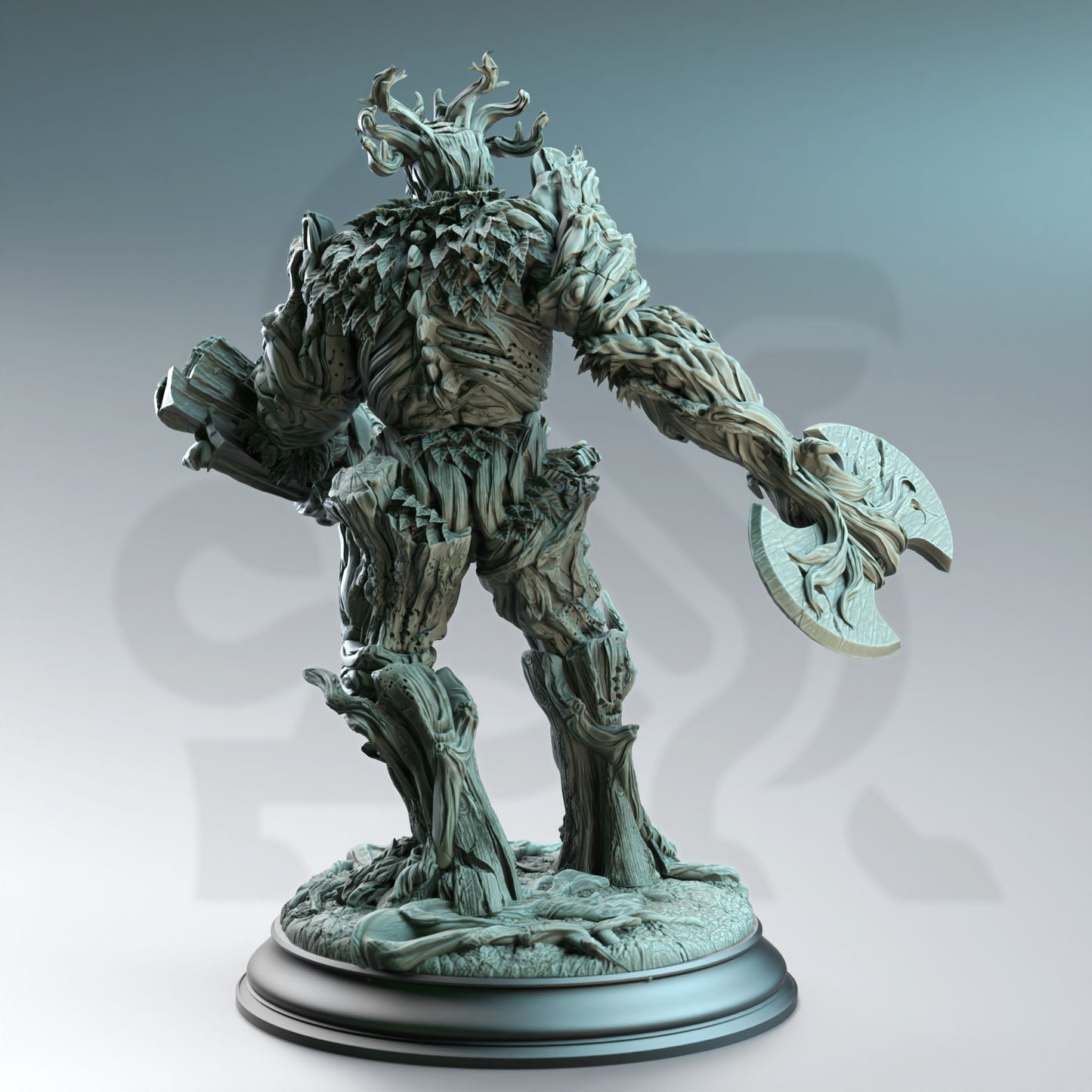 Trostaka the Vengeful - Treant of Hatred - Back