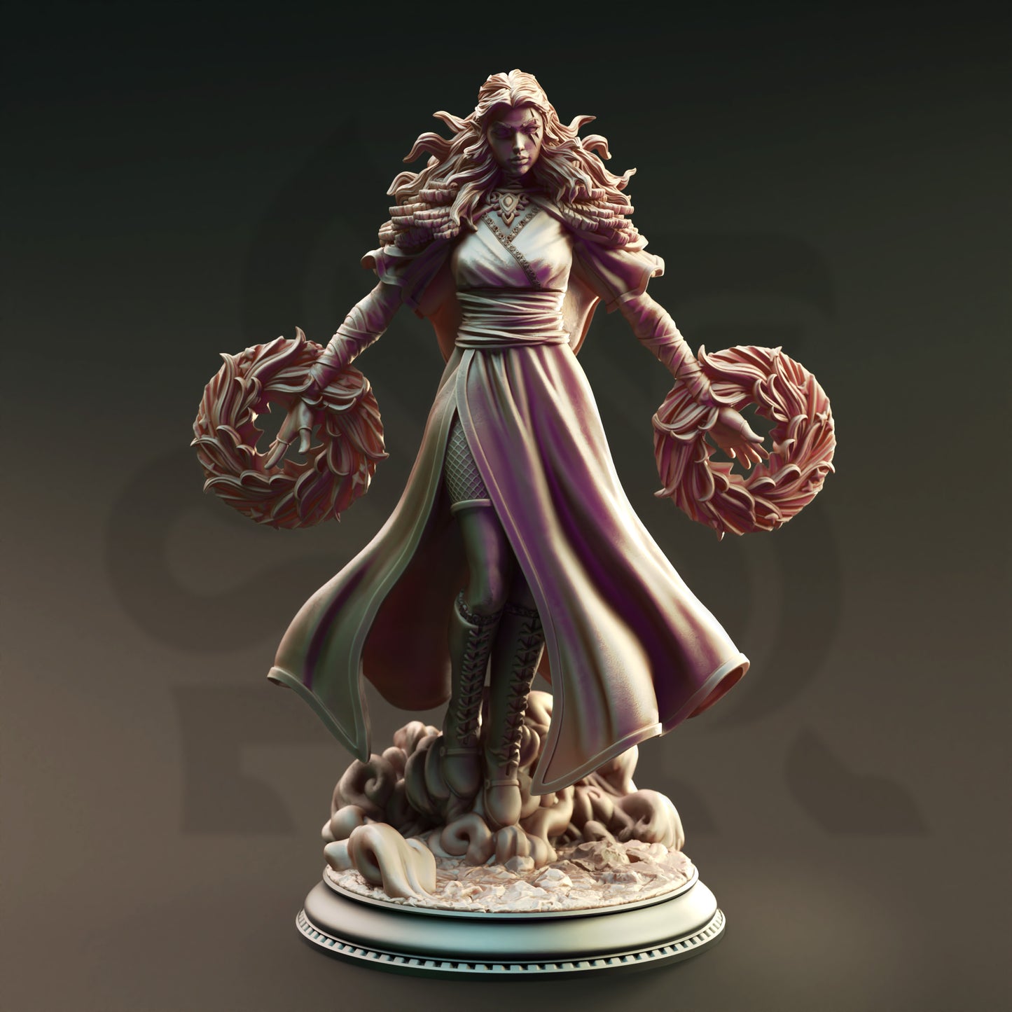 Tyria Ravensong - Dark Sorcereress - Front
