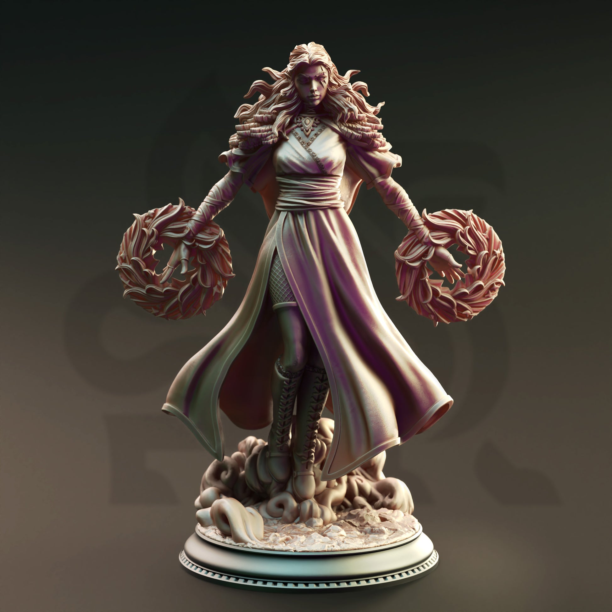 Tyria Ravensong - Dark Sorcereress - Front