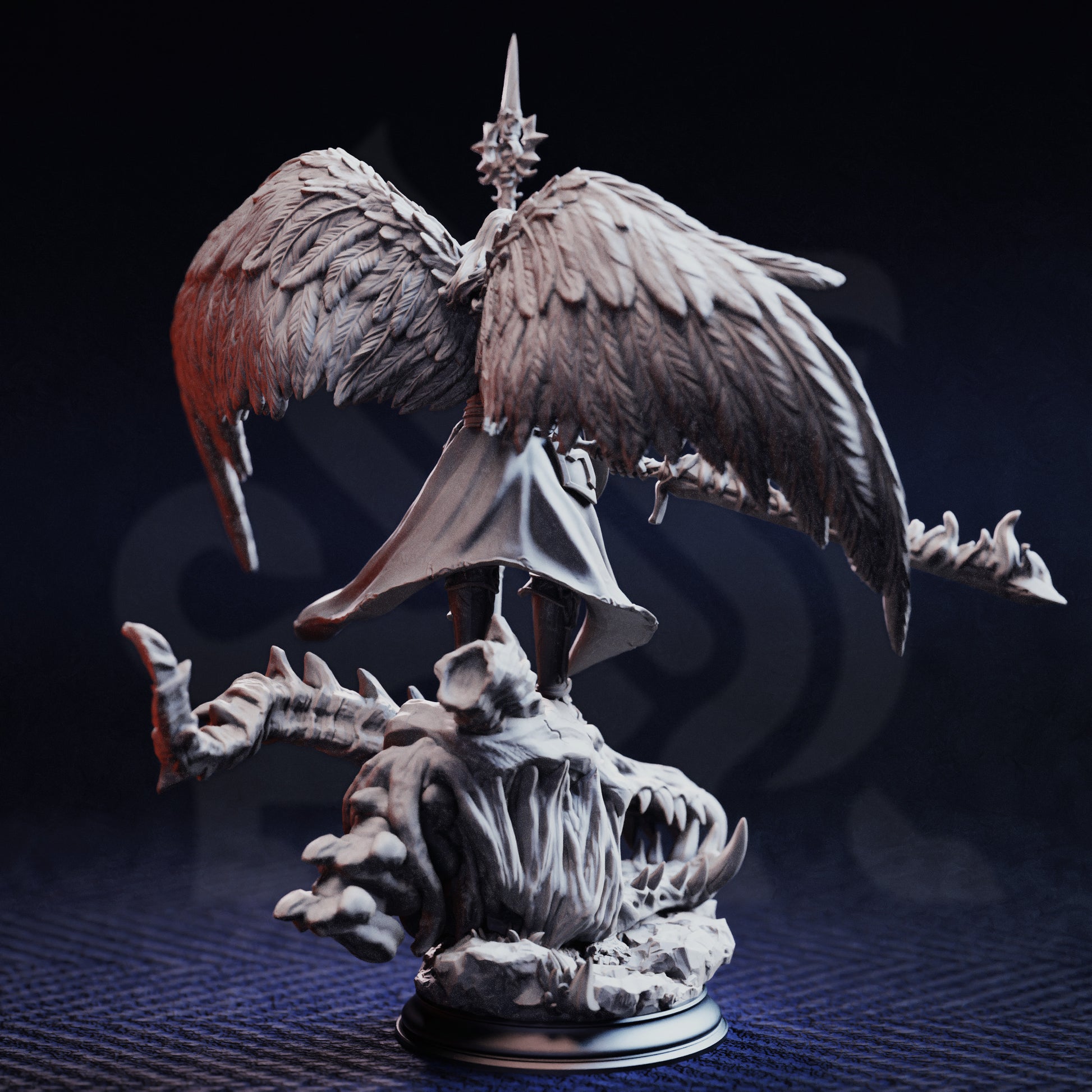 Tyrius the Reborn - Angel of Erdrydion - Back